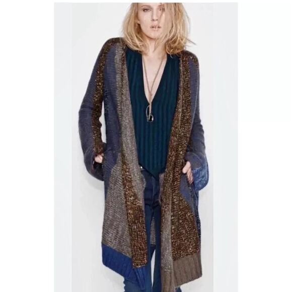Zadig & Voltaire Deluxe Celia Mohair Wool Cardigan Sweater - Picture 2 of 8